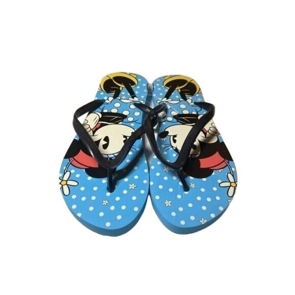 Disney Mickey Mouse Blue Flip Flops size 11 new - Picture 8 of 10